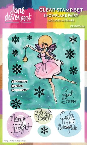 Creative Expressions Jane Davenport Clear Stamp Snowflake Fairy (CEJDCS014) (OUTLET) Creative Expressions Jane Davenport Clear Stamp Snowflake Fairy (CEJDCS014) (OUTLET)