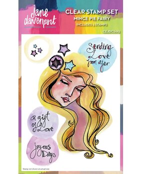 Creative Expressions Jane Davenport Clear Stamp Mince Pie Fairy (CEJDCS013) (OUTLET)
