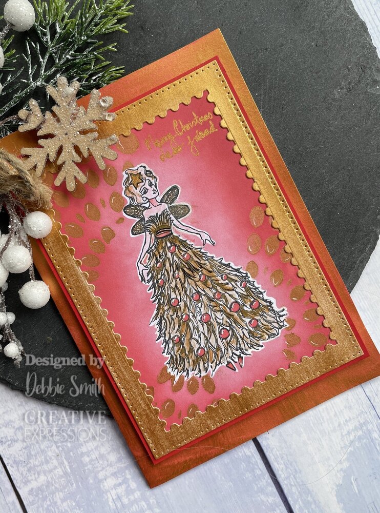 Creative Expressions Jane Davenport Clear Stamp Christmas Tree Fairy (CEJDCS011) (OUTLET)