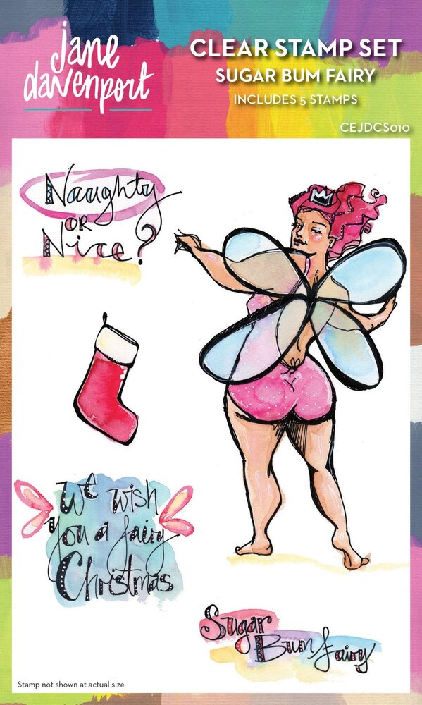 Creative Expressions Jane Davenport Clear Stamp Sugar Bum Fairy (CEJDCS010) (OUTLET)