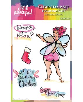 Creative Expressions Jane Davenport Clear Stamp Sugar Bum Fairy (CEJDCS010) (OUTLET)