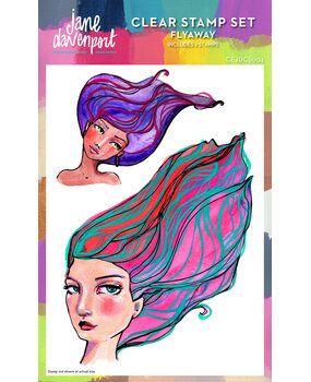 Creative Expressions Jane Davenport Clear Stamp Flyaway (CEJDCS004) (OUTLET)