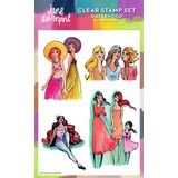 Creative Expressions Jane Davenport Clear Stamp Sisterhood (CEJDCS002) (OUTLET)