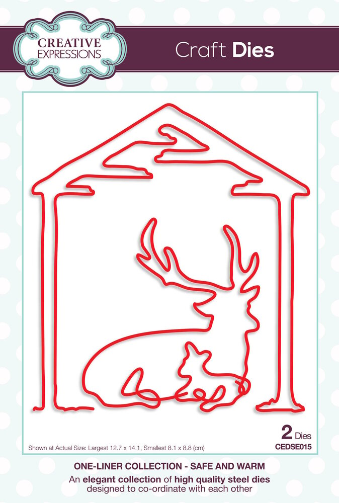 Creative Expressions Craft Dies One-liner Collection Safe & Warm (CEDSE015) (OUTLET)