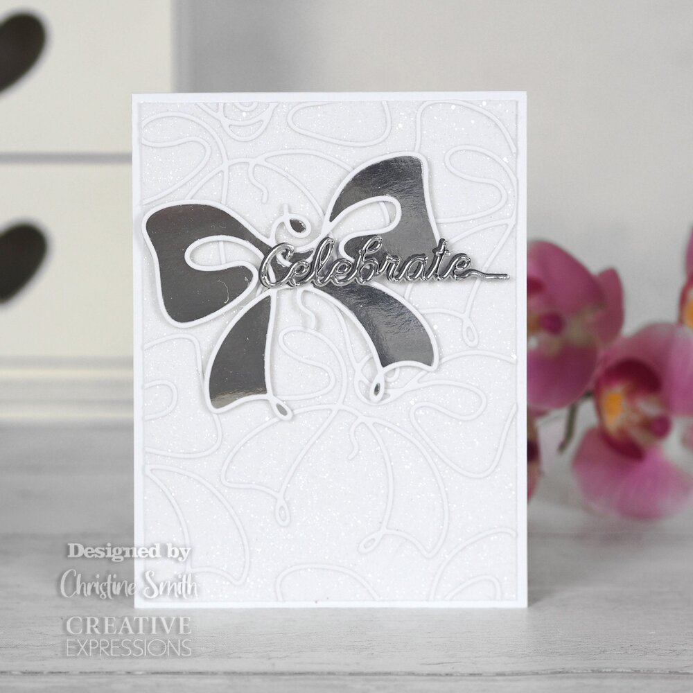 Creative Expressions Craft Dies One-Liner Collection Bow (CEDSE008) (OUTLET)