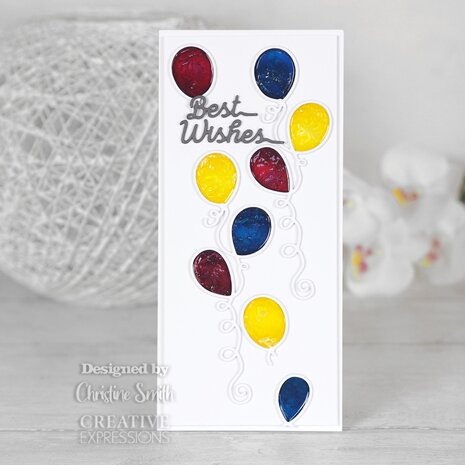 Creative Expressions Craft Dies One-Liner Collection Balloons (CEDSE004) (OUTLET)