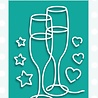 Creative Expressions Craft Dies One-Liner Collection Champagne Flutes (CEDSE003) (OUTLET) Creative Expressions Craft Dies One-Liner Collection Champagne Flutes (CEDSE003) (OUTLET)