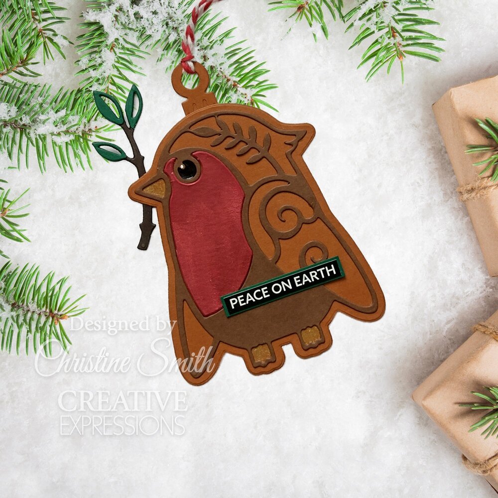 Creative Expressions Cathie Shuttleworth Paper Cuts Festive Robin (CEDPC1247) (OUTLET) Creative Expressions Cathie Shuttleworth Paper Cuts Festive Robin (CEDPC1247) (OUTLET)