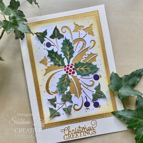 Creative Expressions Cathie Shuttleworth Paper Cuts Cut & Lift Holly Berries (CEDPC1238) (OUTLET)