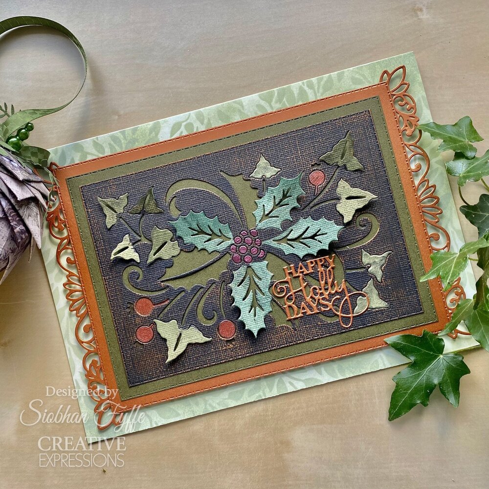 Creative Expressions Cathie Shuttleworth Paper Cuts Cut & Lift Holly Berries (CEDPC1238) (OUTLET)
