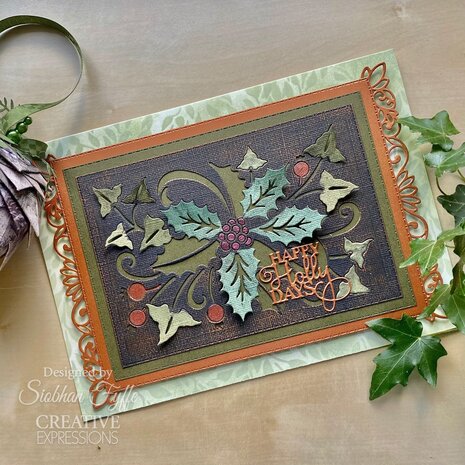 Creative Expressions Cathie Shuttleworth Paper Cuts Cut & Lift Holly Berries (CEDPC1238) (OUTLET)