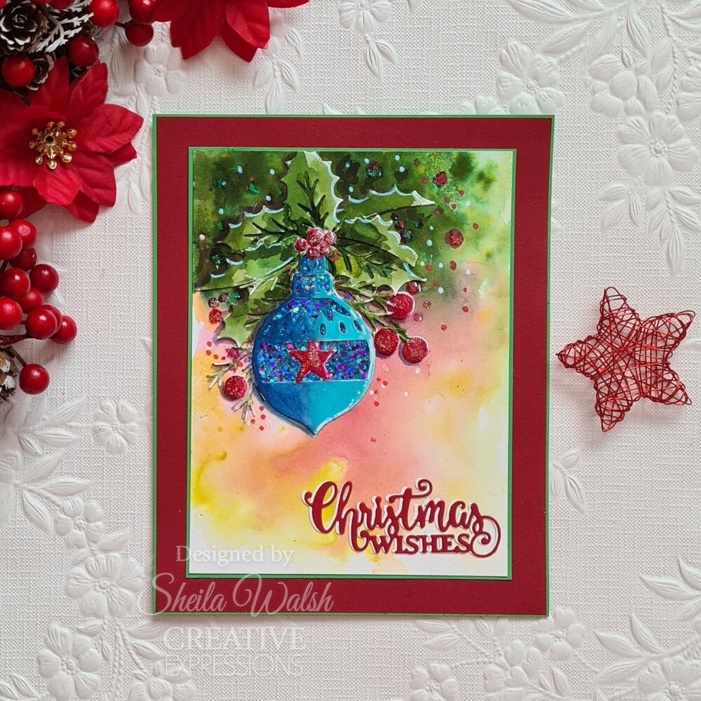 Creative Expressions Cathie Shuttleworth Paper Cuts Cut & Lift Holly Berries (CEDPC1238) (OUTLET)
