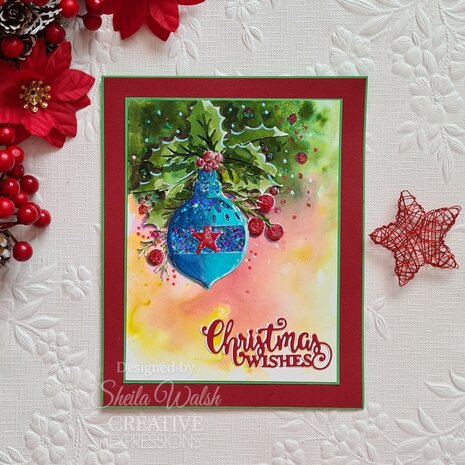 Creative Expressions Cathie Shuttleworth Paper Cuts Cut & Lift Holly Berries (CEDPC1238) (OUTLET)