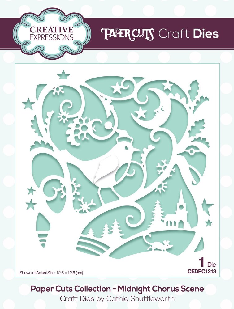 Creative Expressions Paper Cuts Midnight Chorus (CEDPC1213) (OUTLET)