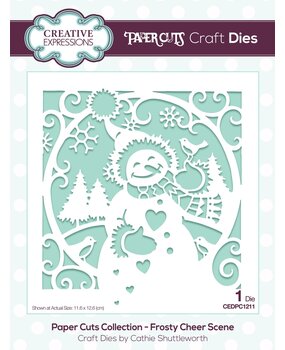 Creative Expressions Paper Cuts Frosty Cheer (CEDPC1211) (OUTLET)