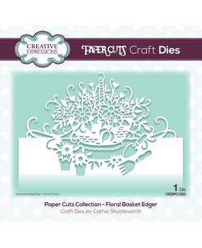 Creative Expressions Paper Cuts Floral Basket Edger (CEDPC1203) (OUTLET)