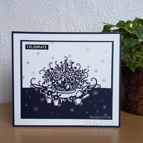 Creative Expressions Paper Cuts Floral Basket Edger (CEDPC1203) (OUTLET)