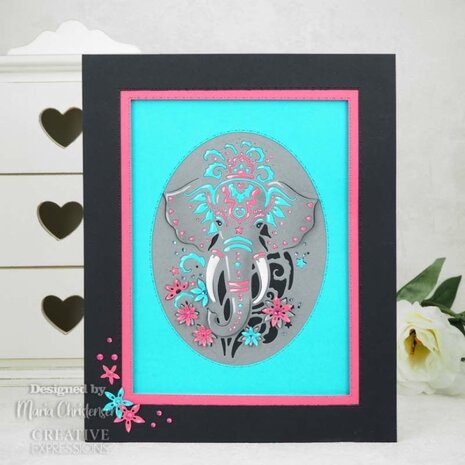 Creative Expressions Paper Cuts Exotic Elephant Craft Die (CEDPC1197) (OUTLET)