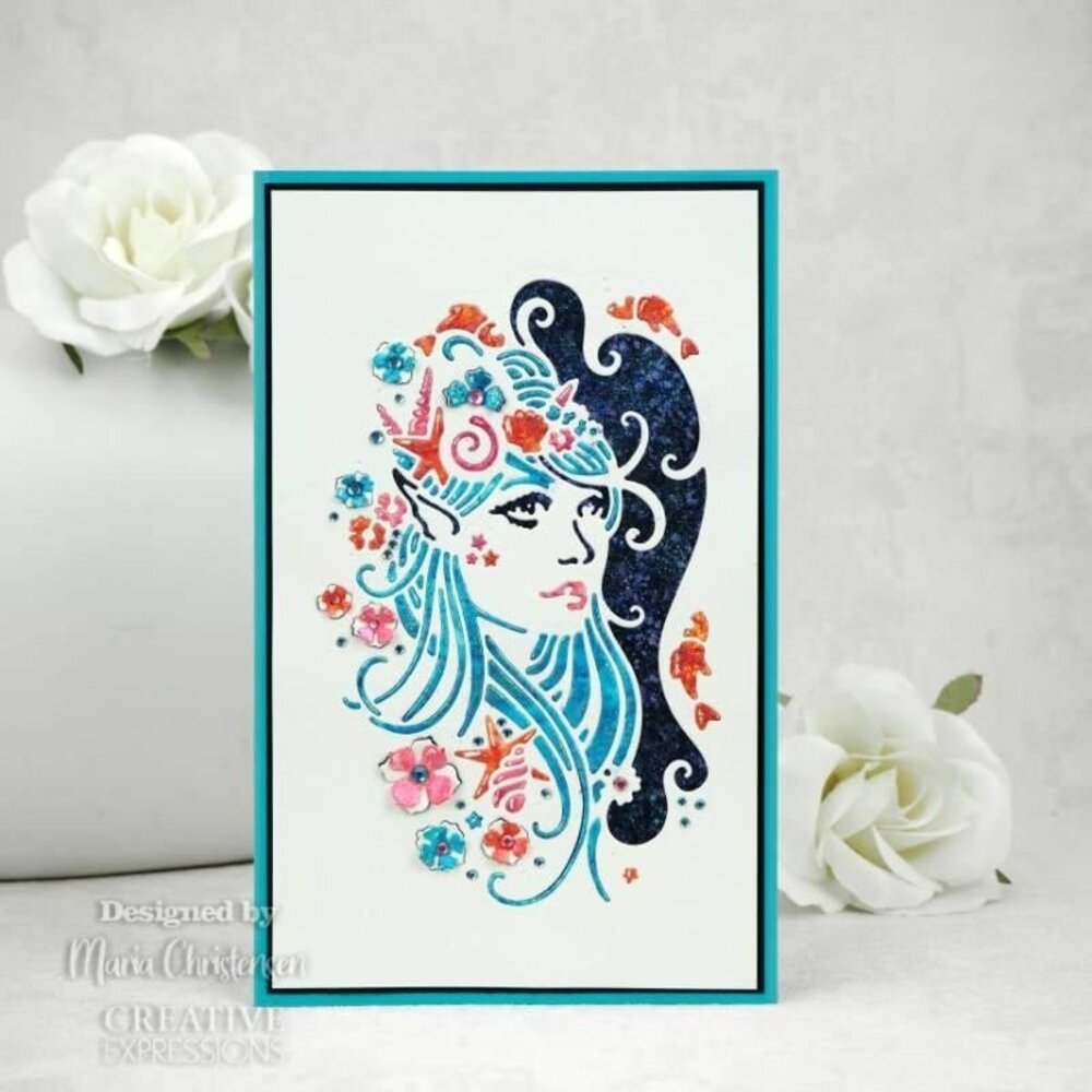 Creative Expressions Paper Cuts Mythical Mermaid Craft Die (CEDPC1196) (OUTLET)