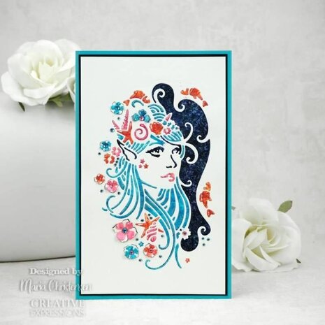 Creative Expressions Paper Cuts Mythical Mermaid Craft Die (CEDPC1196) (OUTLET)