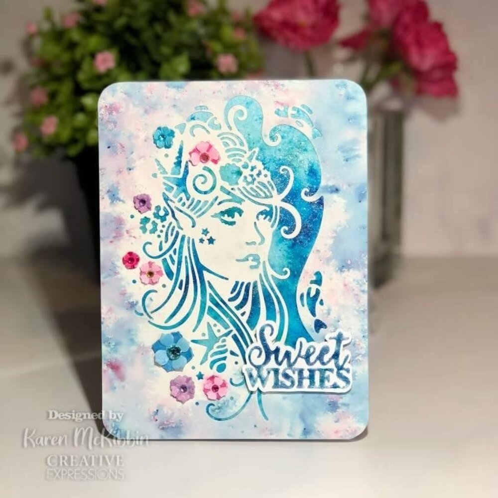 Creative Expressions Paper Cuts Mythical Mermaid Craft Die (CEDPC1196) (OUTLET)