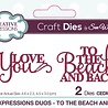 Creative Expressions Sue Wilson Craft Die Mini Expressions Duos To The Beach And Back (CEDME114) (OUTLET)