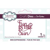 Creative Expressions Sue Wilson Craft Die Mini Expressions Fun In The Sun (CEDME113) (OUTLET)