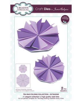 Creative Expressions Jamie Rodgers Craft Die Tea Bag Folding Octagons (CEDJR016) (OUTLET)
