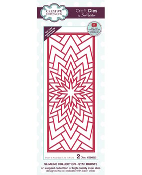 Creative Expressions Sue Wilson Craft Die Slimline Star Bursts (CED3253) (OUTLET)