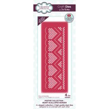 Creative Expressions Sue Wilson Craft Die Festive Heart Scalloped Border (CED3251) (OUTLET)