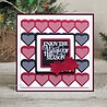 Creative Expressions Sue Wilson Craft Die Festive Heart Scalloped Border (CED3251) (OUTLET)