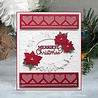 Creative Expressions Sue Wilson Craft Die Festive Heart Scalloped Border (CED3251) (OUTLET)