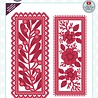 Creative Expressions Sue Wilson Craft Die Festive Christmas Rose Floral Panels (CED3249) (OUTLET)