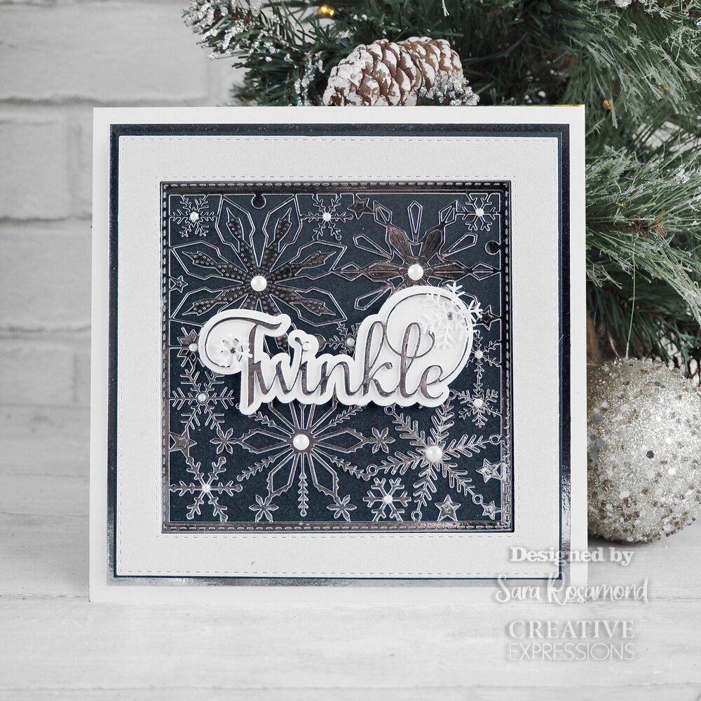 Creative Expressions Sue Wilson Craft Die Festive Twinkle (CED3240) (OUTLET)