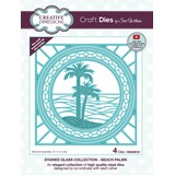 Creative Expressions Sue Wilson Craft Die Stained Glass Beach Palms (CED24012) (OUTLET)