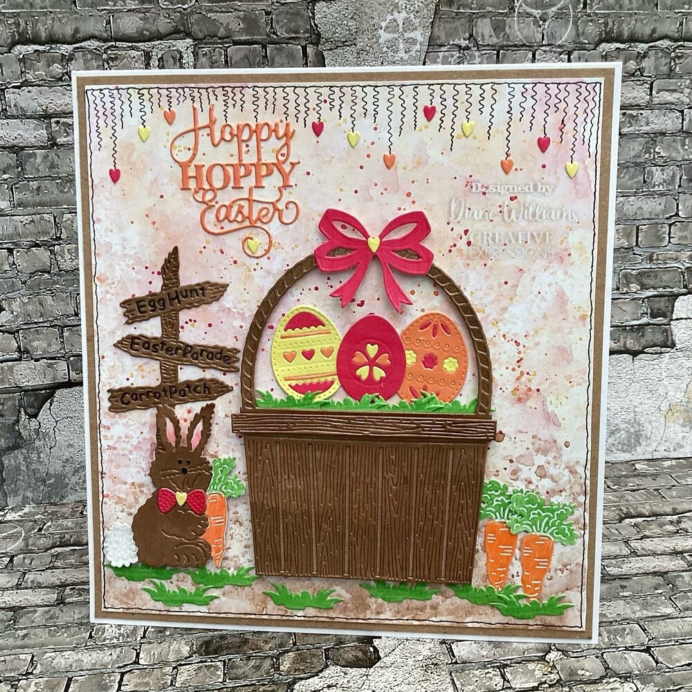 Creative Expressions Sue Wilson Craft Die Necessities Easter Eggs & Flowers (CED23062) (OUTLET)