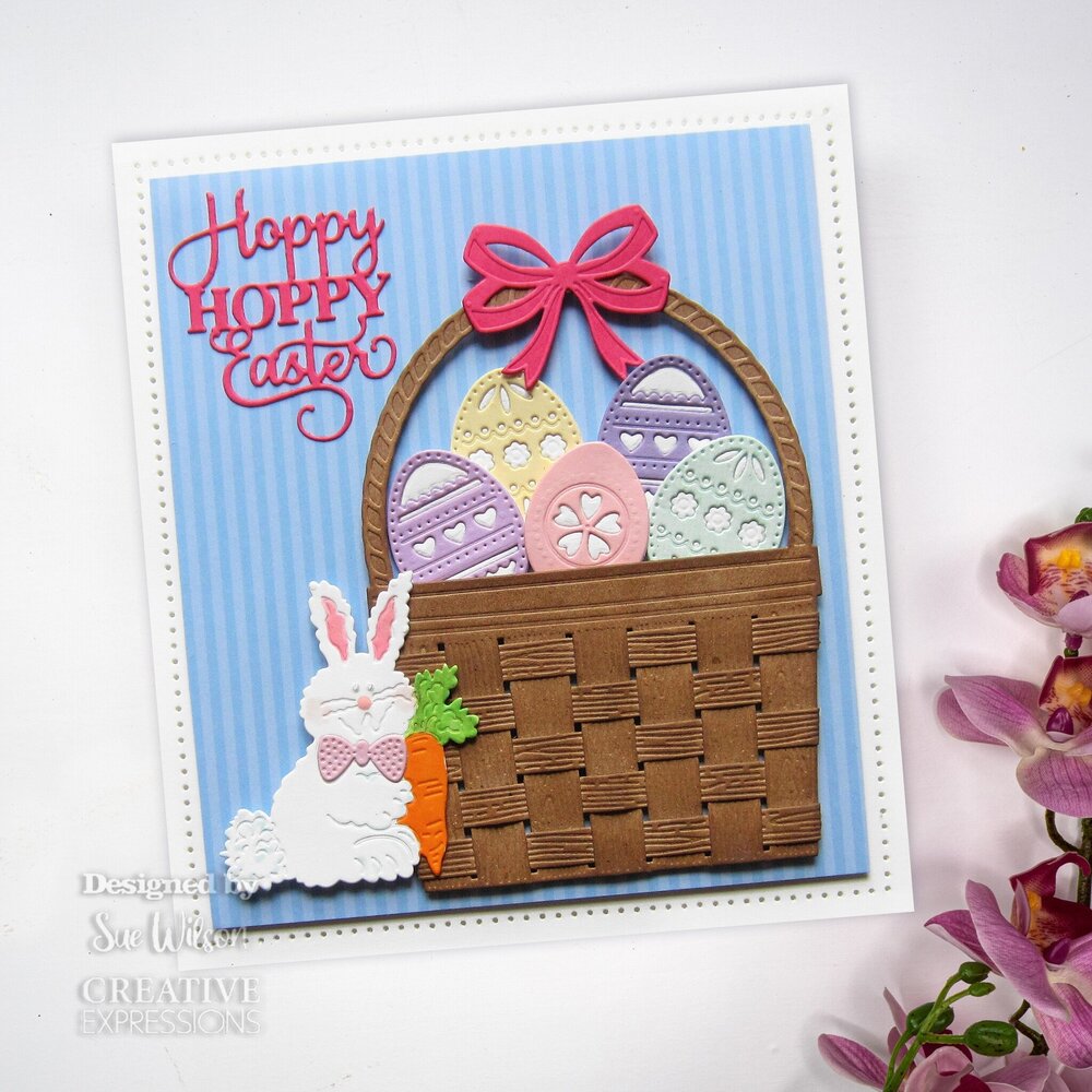 Creative Expressions Sue Wilson Craft Die Necessities Easter Eggs & Flowers (CED23062) (OUTLET)