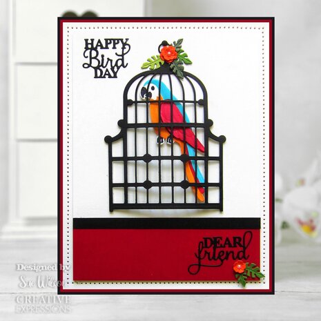 Creative Expressions Sue Wilson Craft Die Necessities Birdcage (CED23054) (OUTLET)