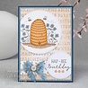 Creative Expressions Sam Poole  Clear Stamp A6 Bee-you-tiful Beehive (CEC996) (OUTLET)