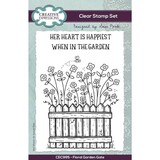 Creative Expressions Sam Poole Clear Stamp A6 Floral Garden Gate (CEC995) (OUTLET)