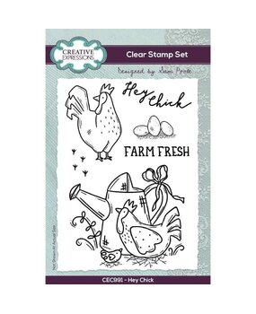 Creative Expressions Sam Poole Clear Stamp A6 Hey Chick (CEC991) (OUTLET)