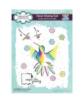 Creative Expressions Bonnita Moaby Clear Stamp A5 Blossoms In Flight (CEC989) (OUTLET)