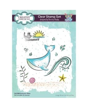 Creative Expressions Bonnita Moaby Clear Stamp A5 Summer Vibes (CEC984) (OUTLET)
