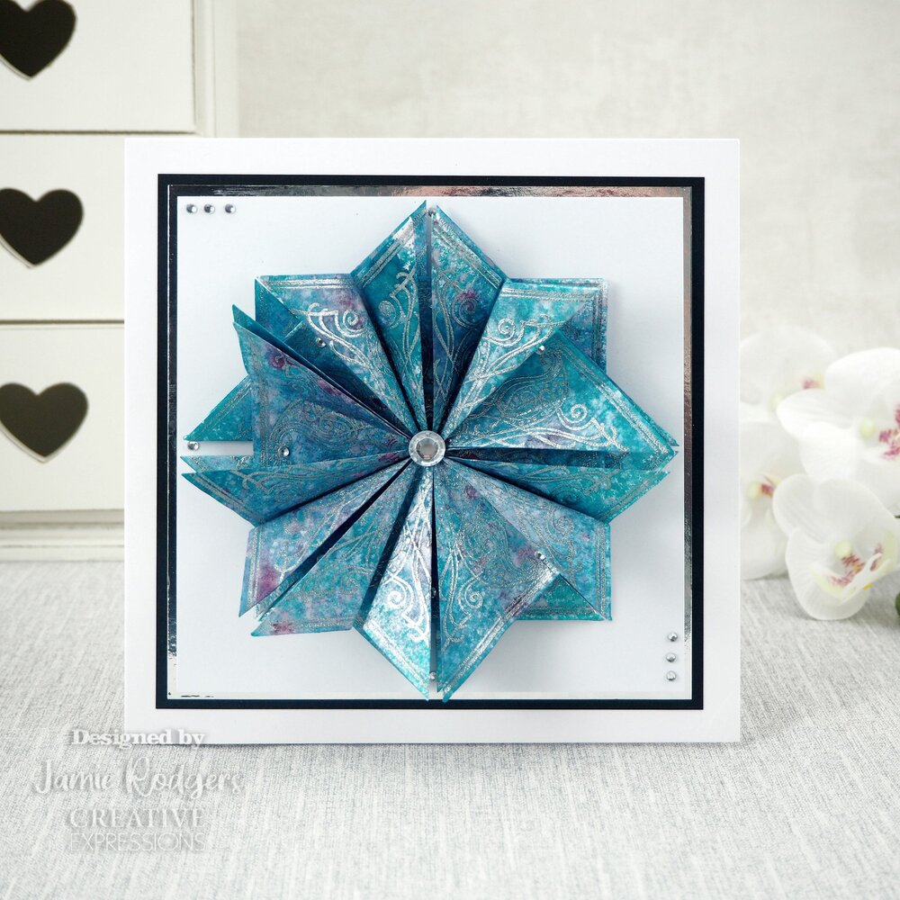 Creative Expressions Jamie Rodgers Clear Stamp A5 Circles Tea Bag Folding (CEC981) (OUTLET)