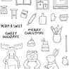 Creative Expressions Jane's Doodles Clear Stamp Set Merry & Sweet (CEC1041) (OUTLET)