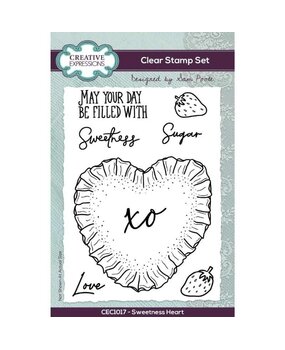 Creative Expressions Sam Poole Clear Stamp A6 Sweetness Heart (CEC1017) (OUTLET)