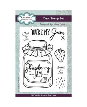 Creative Expressions Sam Poole Clear Stamp A6 Spread The Love (CEC1016) (OUTLET)