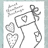 Creative Expressions Sam Poole Clear Stamp A6 Sweet Stocking (CEC1004) (OUTLET)