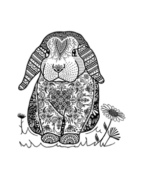 Crafty Individuals Daisy the Bunny Unmounted Rubber Stamps (CI-646) (OUTLET) Crafty Individuals Daisy the Bunny Unmounted Rubber Stamps (CI-646) (OUTLET)