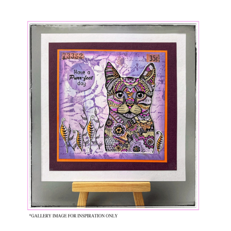 Crafty Individuals A Purr-fect Day Unmounted Rubber Stamps (CI-627) (OUTLET)